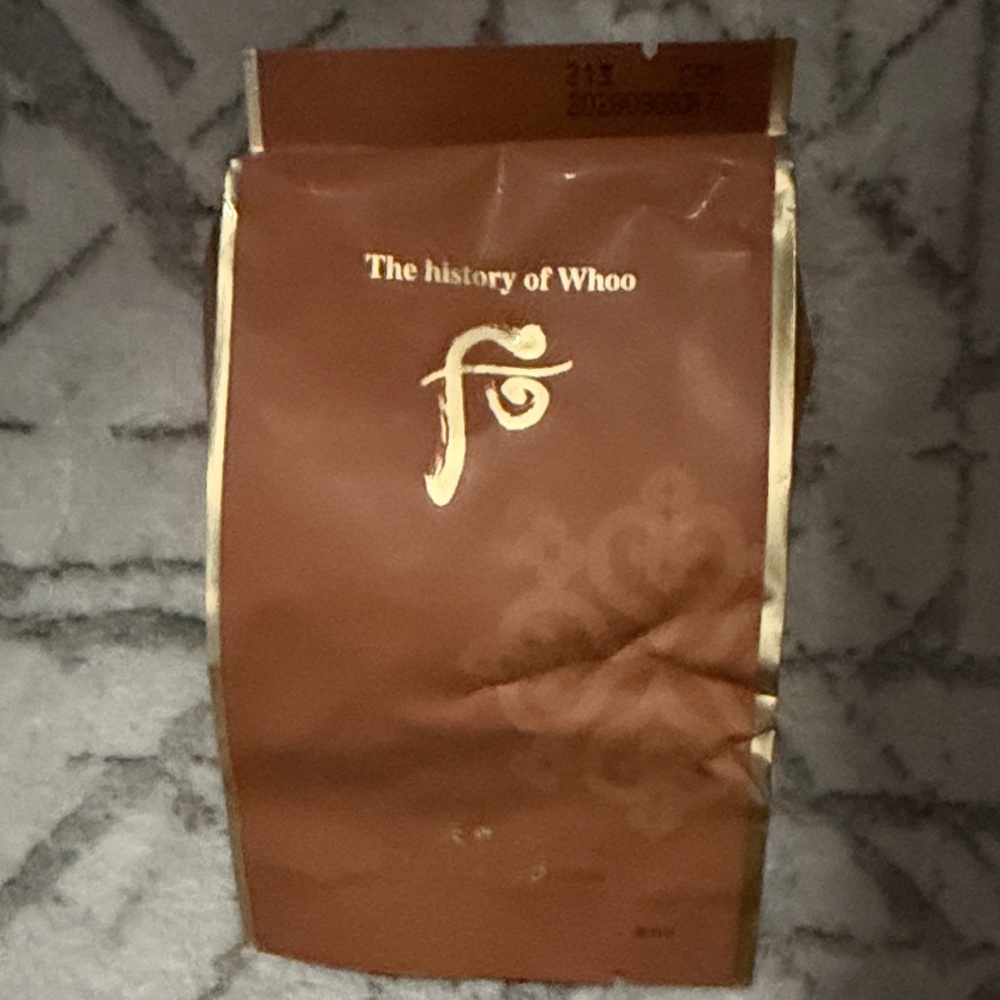 The history of whoo refill cushion